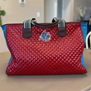 Consuela Red Grande Tote